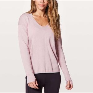 Lululemon Still Movement Heathered Petals Sweater
